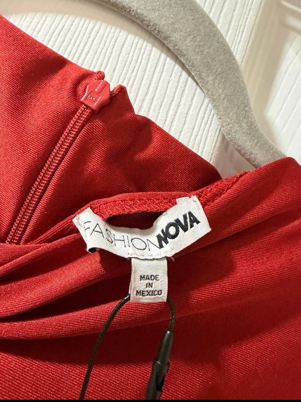 Fashion Nova Sleeveless Draped Maxi Dress in Red - Picture 2 of 5
